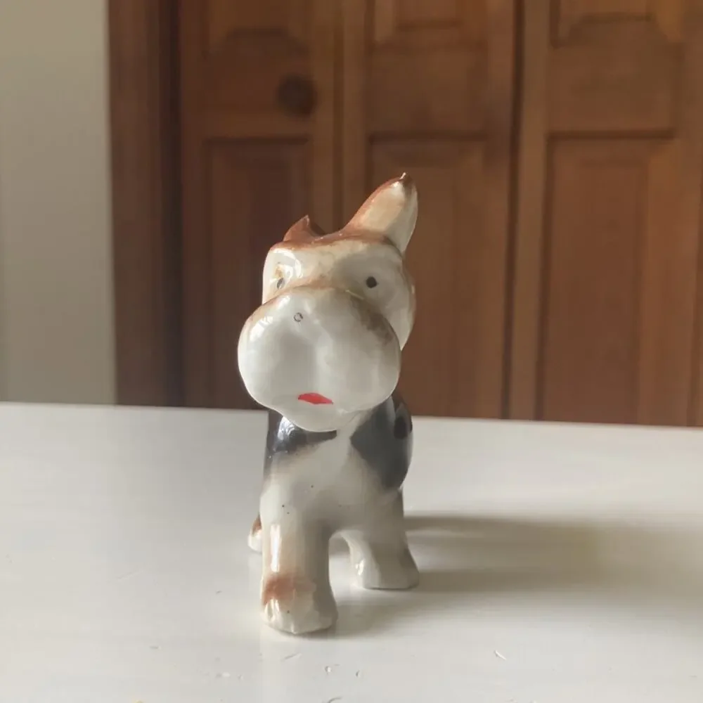 Vintage Porcelain Made in Japan Scottie Dog Figurine